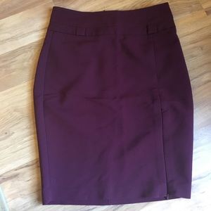 Dynamite Maroon Pencil Skirt Size 1